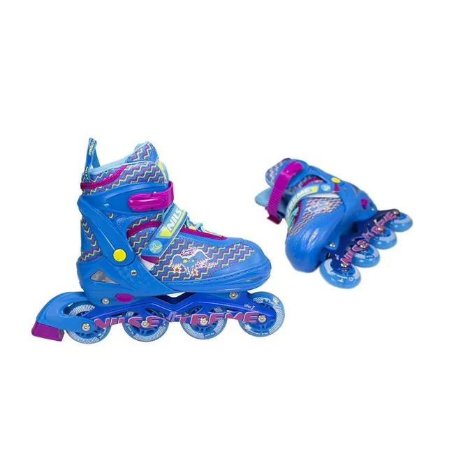 Role Dama, Reglabile Nils Extreme Junior Nj4613, L 38-41, Albastru-Roz