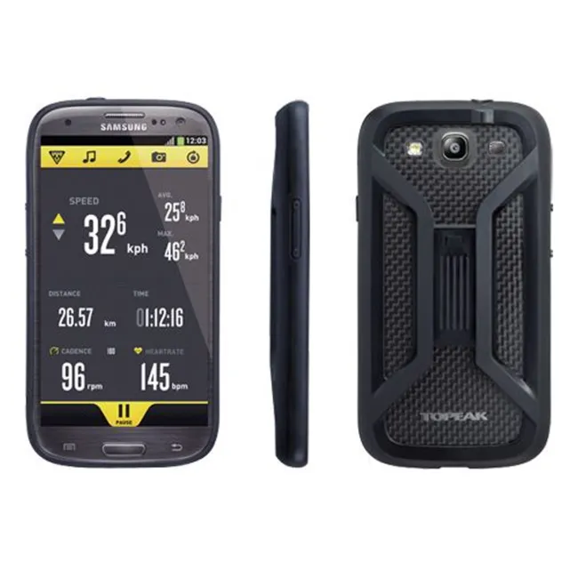 Husa Smartphone Bicicleta Topeak Ridecase Samsung Galaxy S3, Negru