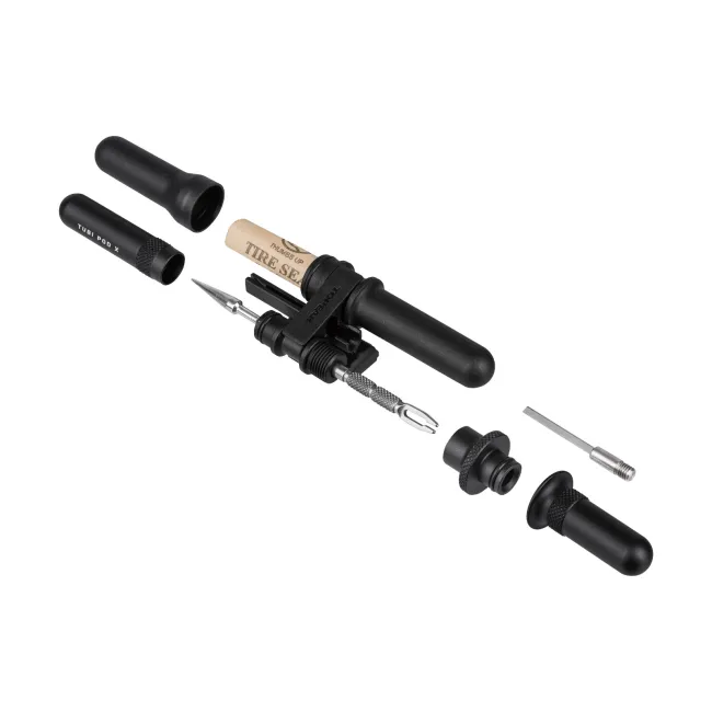 Set Scule Antipana Tubeless Bicicleta Topeak Tubi Pod X, Tub-Pdx, Negru