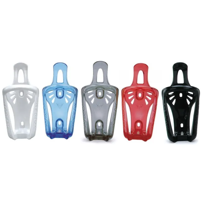 Suport Bidon Apa Topeak Mono Cage Cx - Rosu-Transparent