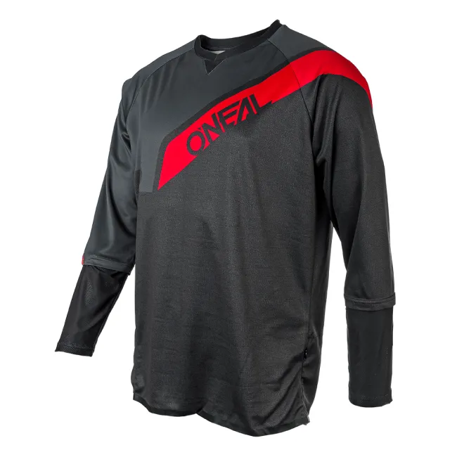Bluza Ciclism O'Neal Stormrider - M, Gri-Rosu
