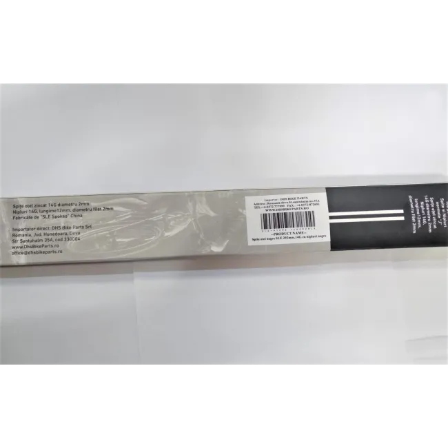 Spite Bicicleta Devron Tip J - Set 100 Buc, 182 Mm, Negru