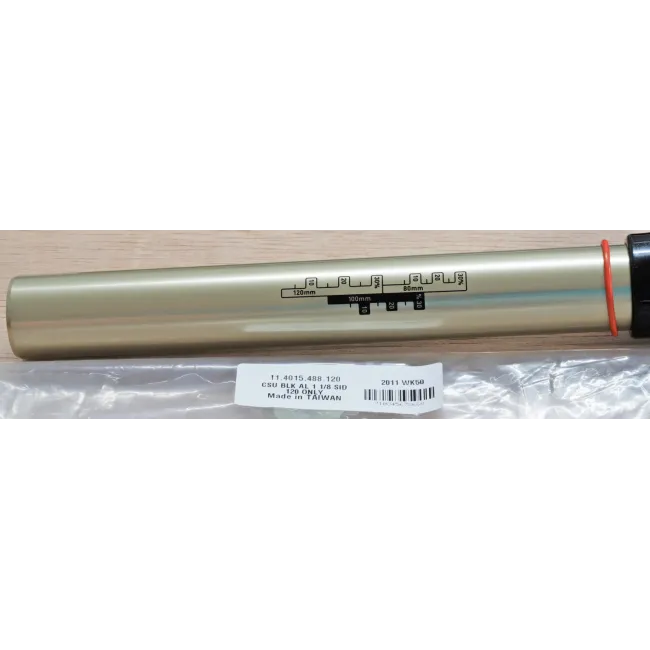 Csu SID RL/RLT/RCT3 - 120 Mm, 1-1/8 Inch, Black Crown, Gold