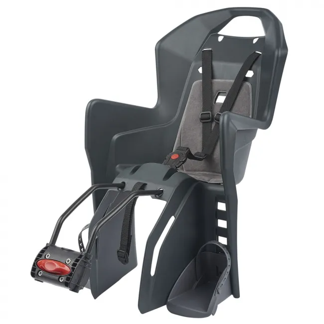 Scaun Bicicleta Copii Polisport Koolah Ff - Gri, 26 - 28 inch (compatibil si e-bike)