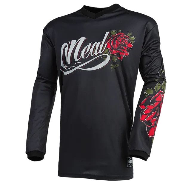 Bluza Ciclism Femei O'Neal Element Women Roses - M, Negru-Rosu
