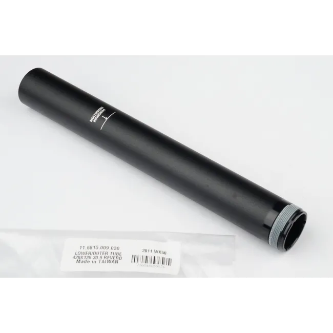 Lower/Outer Tube Reverb - 30.9, 420 x 125, Black