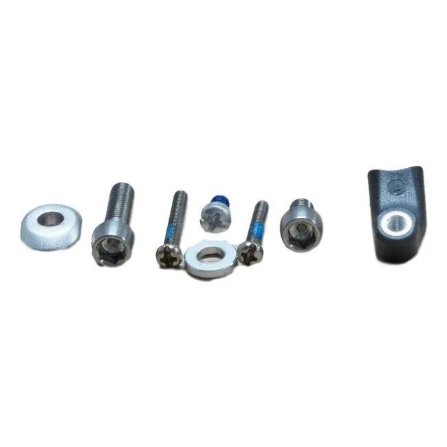Red Front Derailleur Spare Parts Kit - Silver