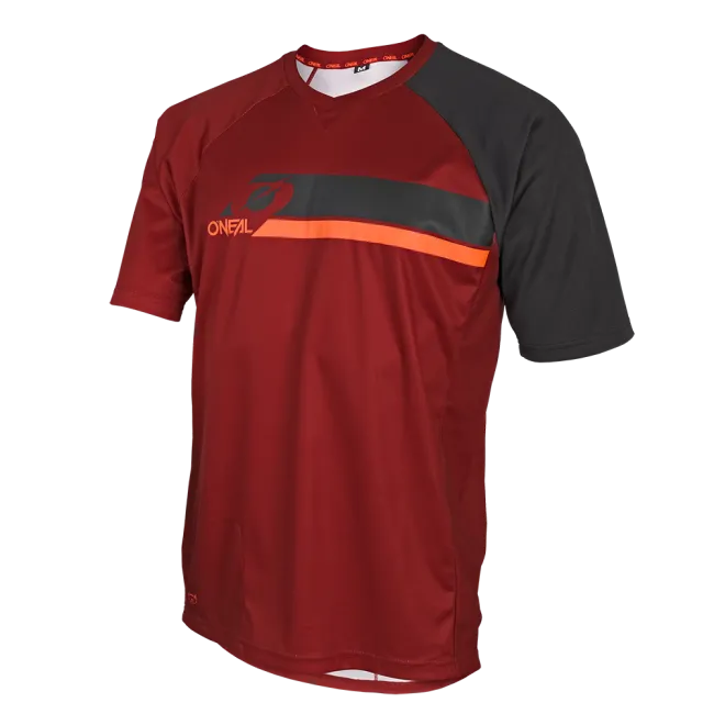 Tricou Ciclism O'Neal Pin It - S, Rosu-Portocaliu