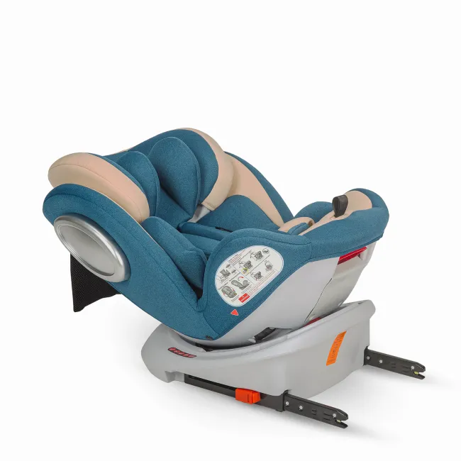 Scaun auto copii Rotativ, cu Isofix Hapi Ozy, 0-36 Kg - Albastru