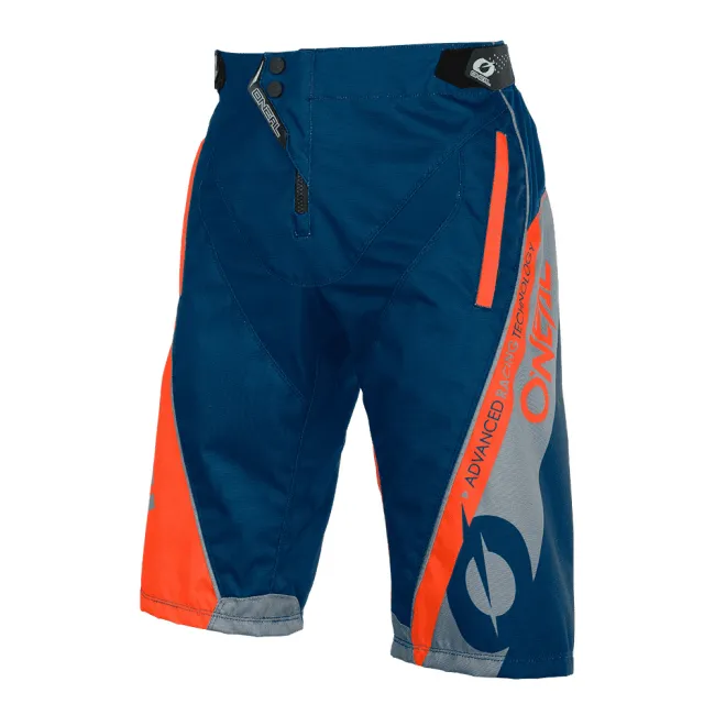 Pantaloni Scurti Ciclism O'Neal Element Hybrid - 32/48, Albastru-Portocaliu