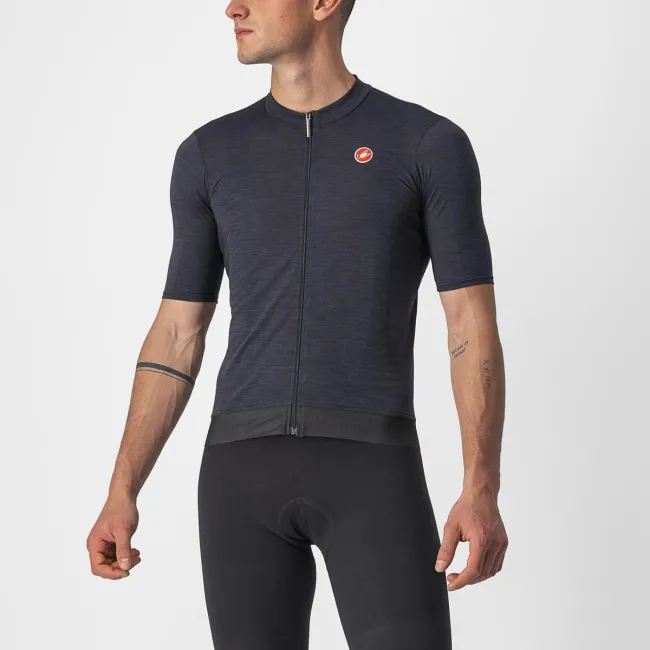 Tricou cu maneca scurta Castelli Essenza, Negru, M