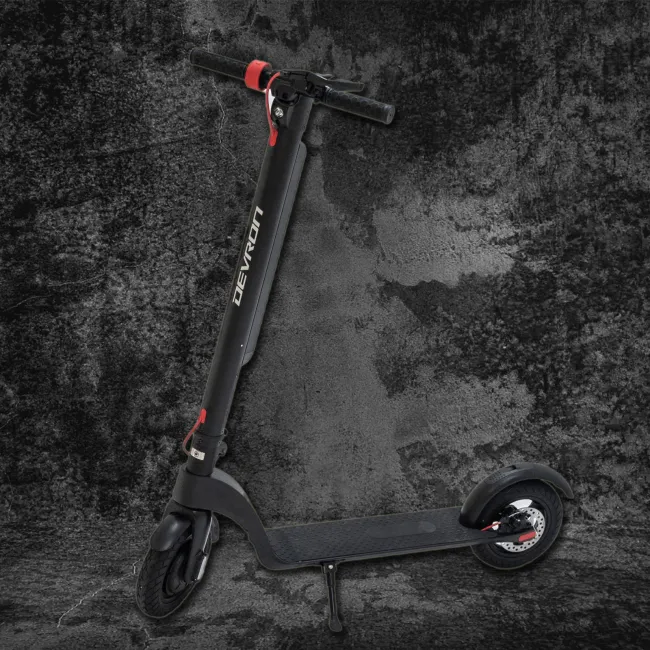 Trotineta electrica Devron Zerga X8 - Negru-Rosu