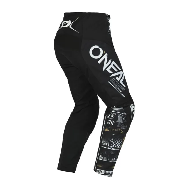 Pantaloni Ciclism Copii O'Neal Element Attack V.23 - 20 (4/5), Negru-Alb