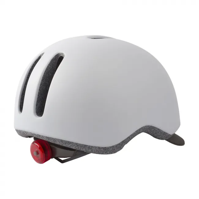 Casca Ciclism Urbana Polisport Commuter - 54-58 cm, M, Alb-Gri