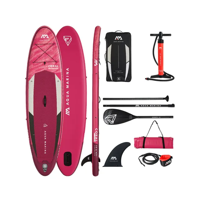 Placa Apa Sup Aqua Marina Coral 10'2" Advanced All-Around - Mov