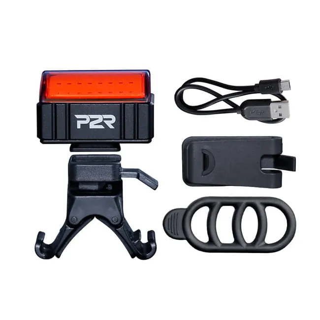 Set Lumini Bicicleta P2R LUMOIX 70 (USB) - Negru