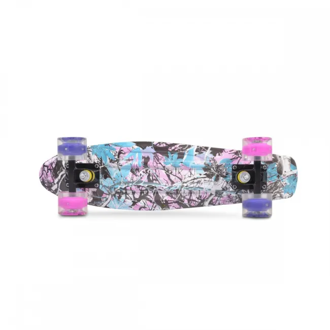 Skateboard 22`` Graffiti Roz Led
