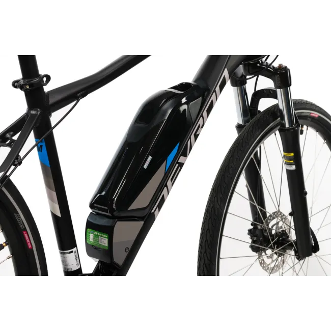 Bicicleta Electrica Devron 28161 - 28 Inch, 490mm, Negru