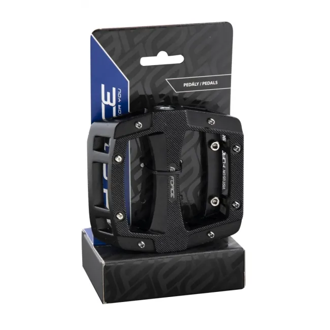 Pedale Force BMX/Downhill aluminiu negre