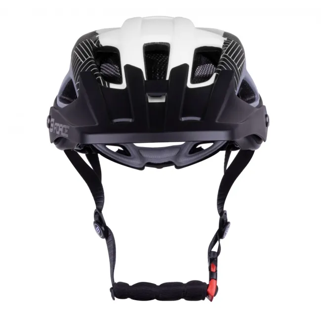 Casca Force Aves MTB E-bike, Alb/Negru Mat L-XL (58-61 cm)