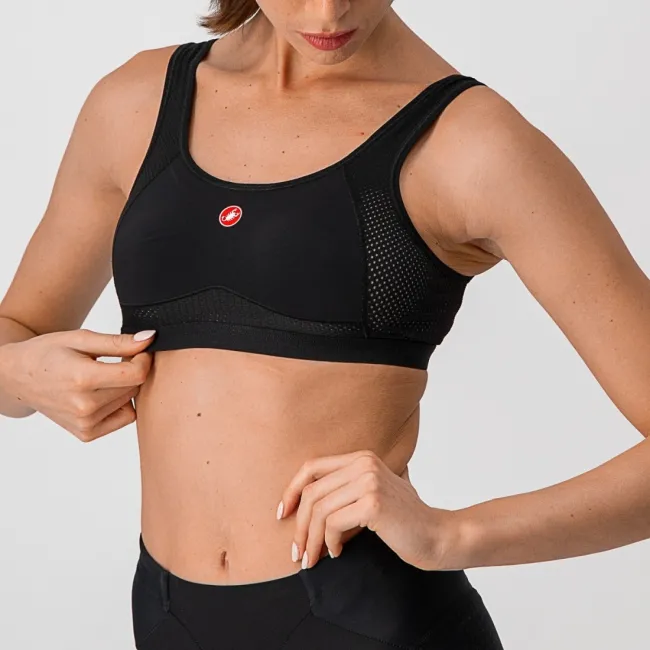 Bustiera Castelli Rosso Corsa Bra, de dama, Negru, XS