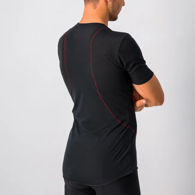 Bluza de corp cu maneca scurta Castelli Prosecco Tech SS, Negru, XS