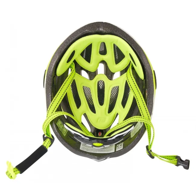 Casca Force Road fluo/alb L-XL (58-63 cm)