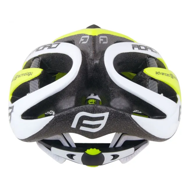 Casca Force Road fluo/alb L-XL (58-63 cm)