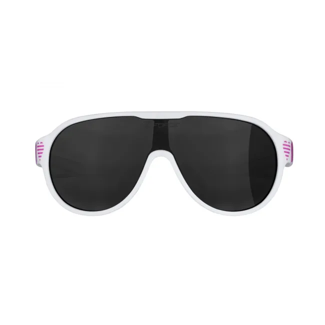 Ochelari Force Rosie, lady/junior, lentila neagra, alb/roz