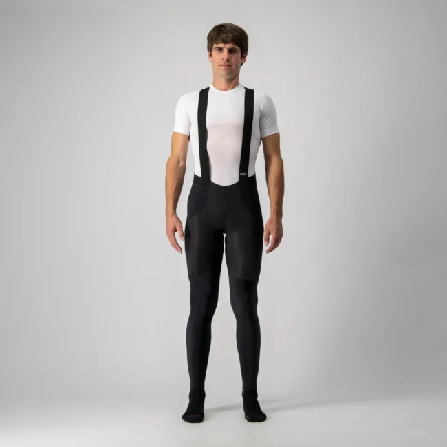 Pantaloni lungi cu bretele Castelli Sorpasso RoS, Negru M