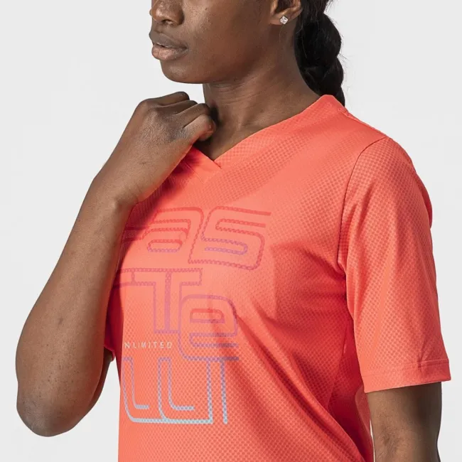 Jersey Castelli Trail Tech W, de dama, Corai, L
