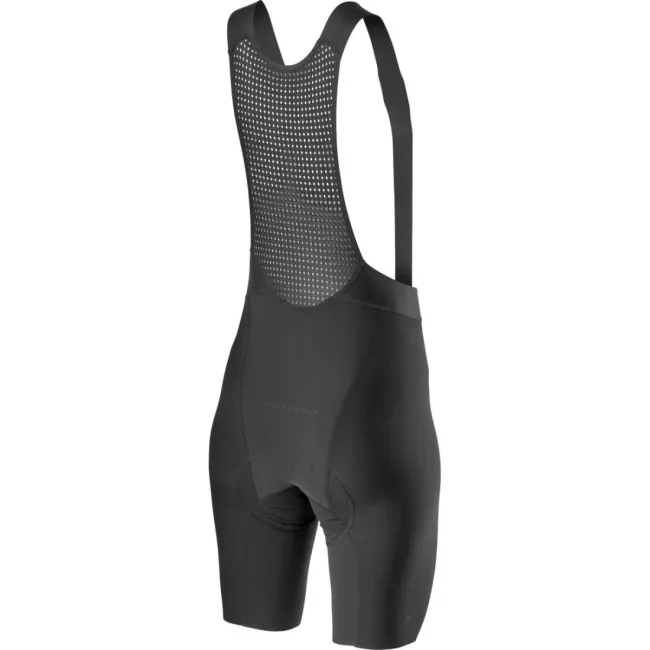 Pantaloni scurti cu bretele Castelli Premio Black W, de dama, Negru, S