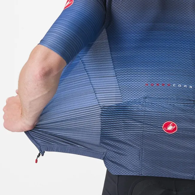Tricou cu maneca scurta Castelli Aero Race 6.0 Bleumarin XXL