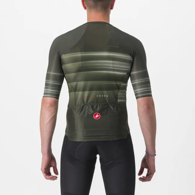 Tricou cu maneca scurta Castelli Climbers 3.0 SL2 Kaki M