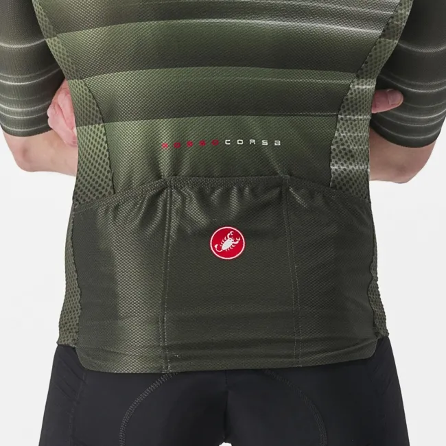 Tricou cu maneca scurta Castelli Climbers 3.0 SL2 Kaki M