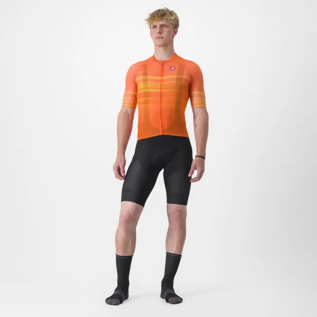 Tricou cu maneca scurta Castelli Climbers 3.0 SL2 Portocaliu XL