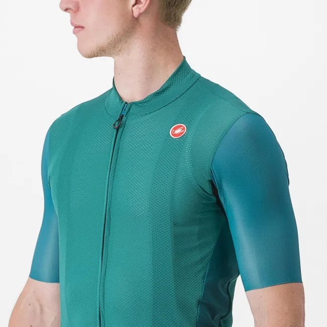 Tricou cu maneca scurta Castelli Endurance Elite Turcoaz M