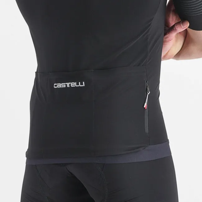 Tricou cu maneca scurta Castelli Premio Black Negru XXL