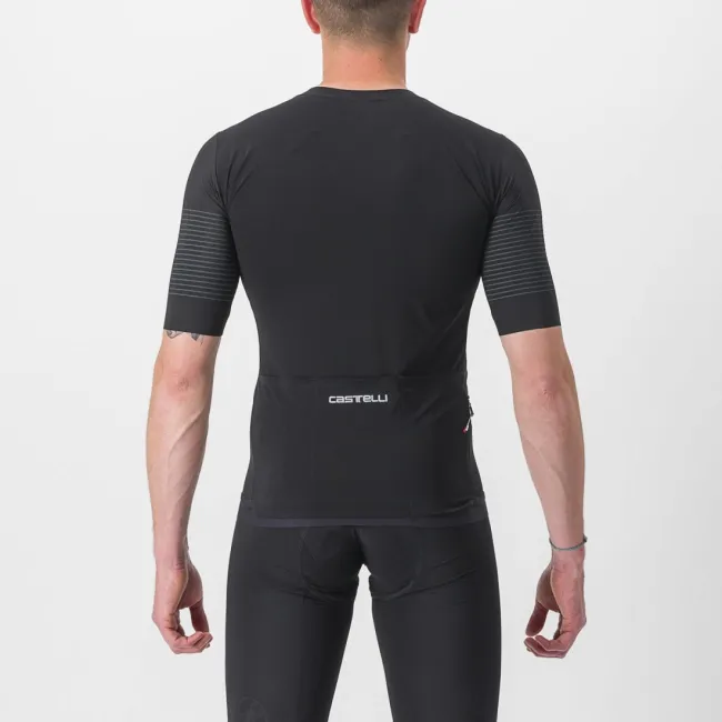 Tricou cu maneca scurta Castelli Premio Black Negru XXL