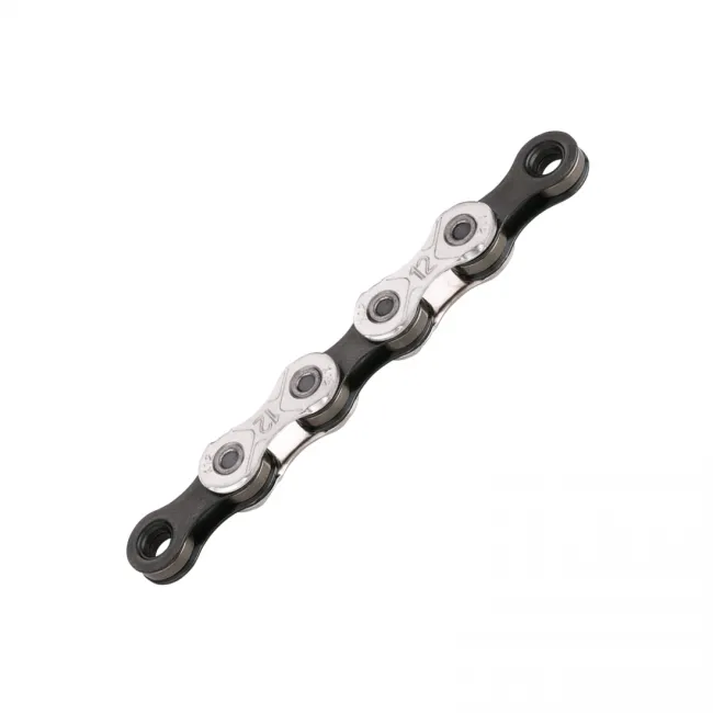 Lant Bicicleta KMC X12 - 1/2 x 11/128 Inch, 12 Viteze, Argintiu-Negru