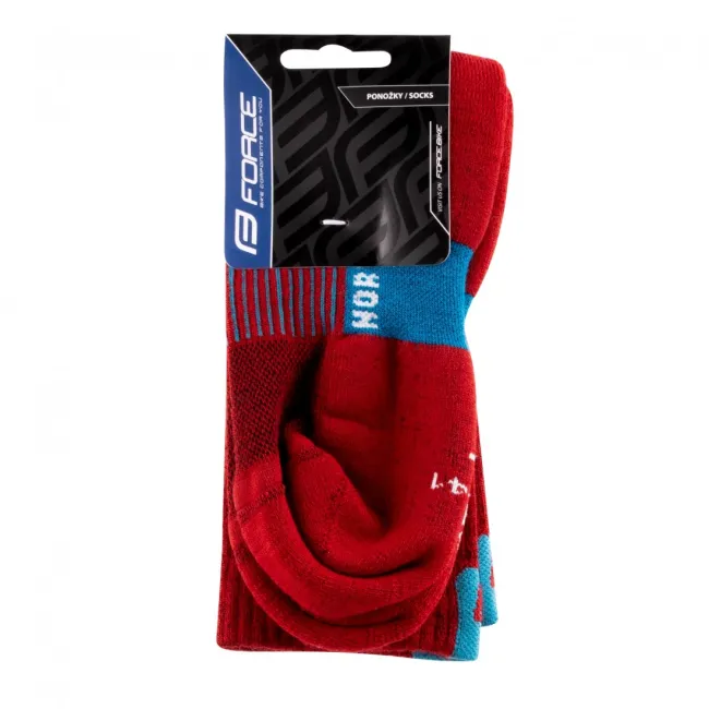 Sosete Force North red-blue S-M/36-41