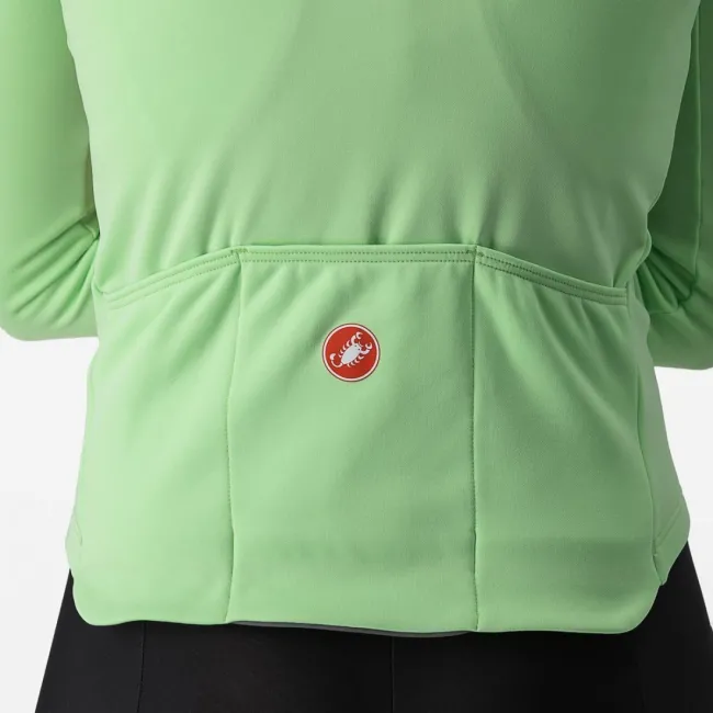 Tricou cu maneca lunga Castelli Sinergia 2 FZ de dama Verde Mint S