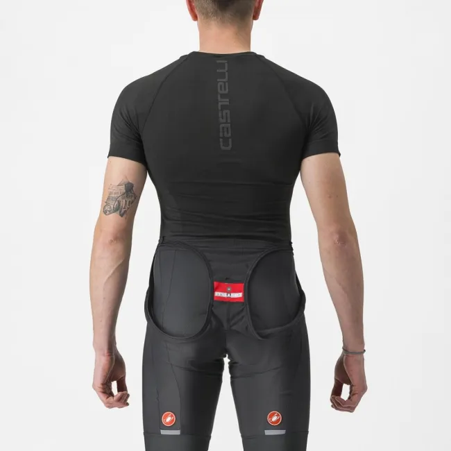 Bluza de corp cu maneca scurta Castelli Core Seamless SS Negru S/M