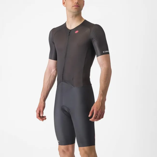 Combinezon cu maneca scurta Castelli Sanremo BTW Speed Negru S