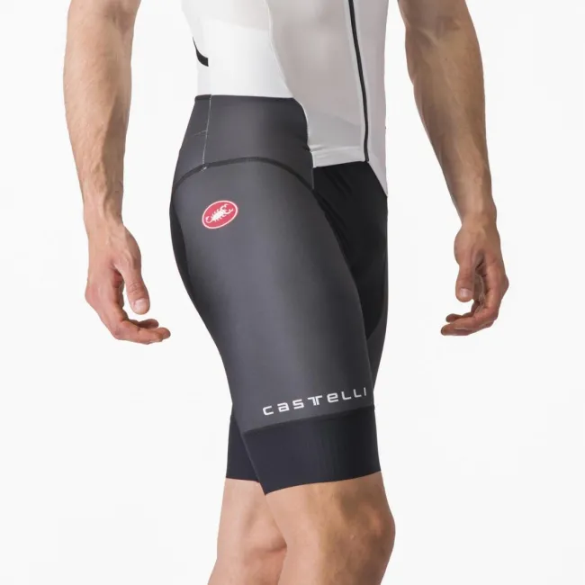 Costum de triatlon cu maneca scurta Castelli Free Sanremo SS Alb/Negru XXXL