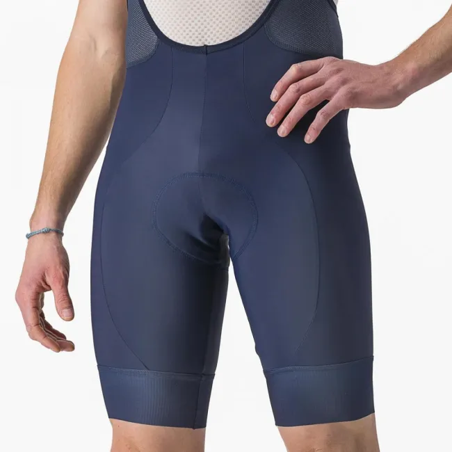Pantaloni scurti cu bretele Castelli Entrata 2 Indigo XXL
