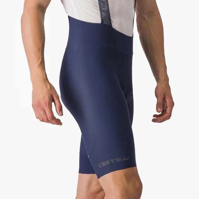 Pantaloni scurti cu bretele Castelli Espresso Indigo M