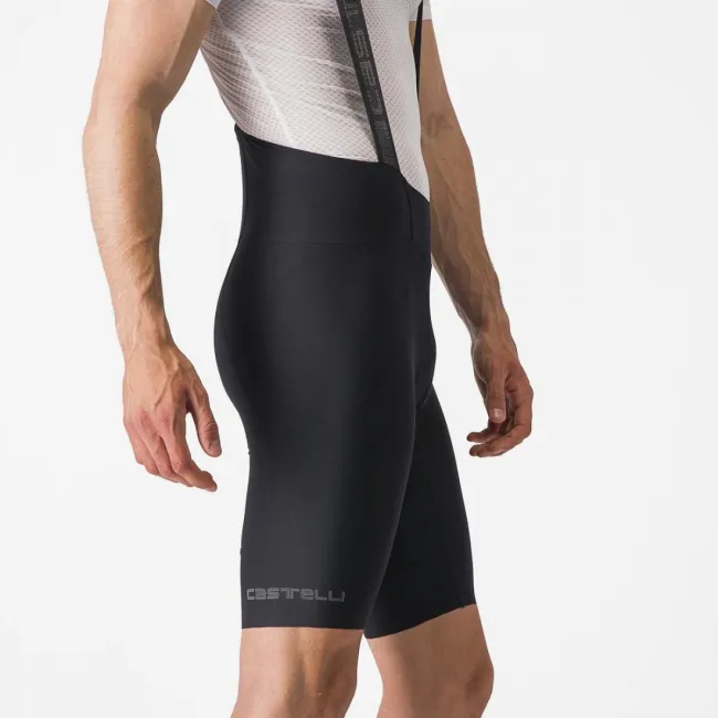 Pantaloni scurti cu bretele Castelli Espresso Negru XXL