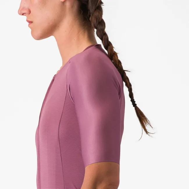 Tricou cu maneca scurta Castelli Aero PRO 7.0 W de dama Mov XS