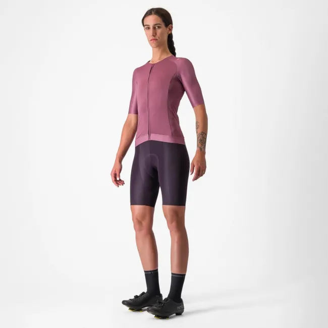 Tricou cu maneca scurta Castelli Aero PRO 7.0 W de dama Mov XS